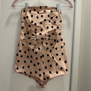 Asos polkadot playsuit